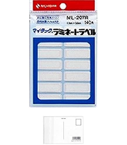 Amazon.co.jp: ニチバン マイタック ラミネートラベル 13×38mm ML-207B